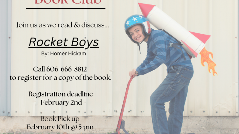 Breathitt County Book Club - Rocket Boys 