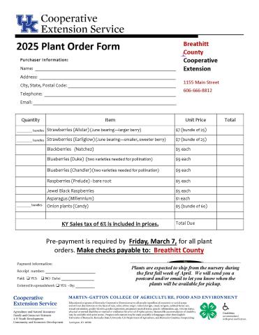 order form 